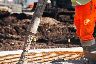 заливка бетона