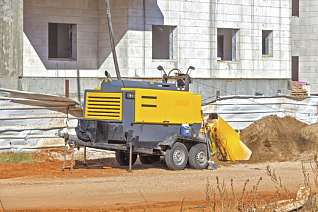 Пневмонагнетатель для песчано‑цементной смеси