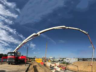 Бетононасос 58 метров